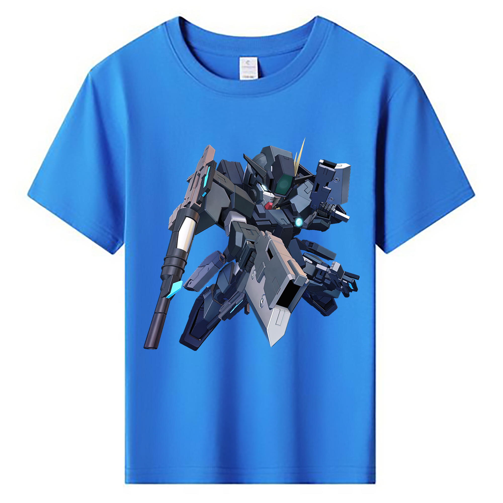 （画像用） 機動戦士ガンダム Mobile Suit Gundam 綿100％キッズTシャツ（フロントプリント）